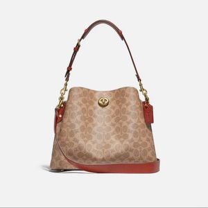 Coach Willow Shoulder Bag in Signature Canvas